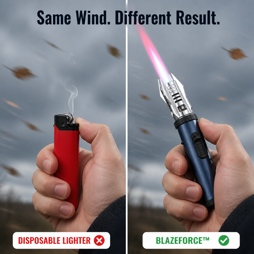 BlazeForce™ — Light Anything in Any Weather With One Steady Jet Flame
