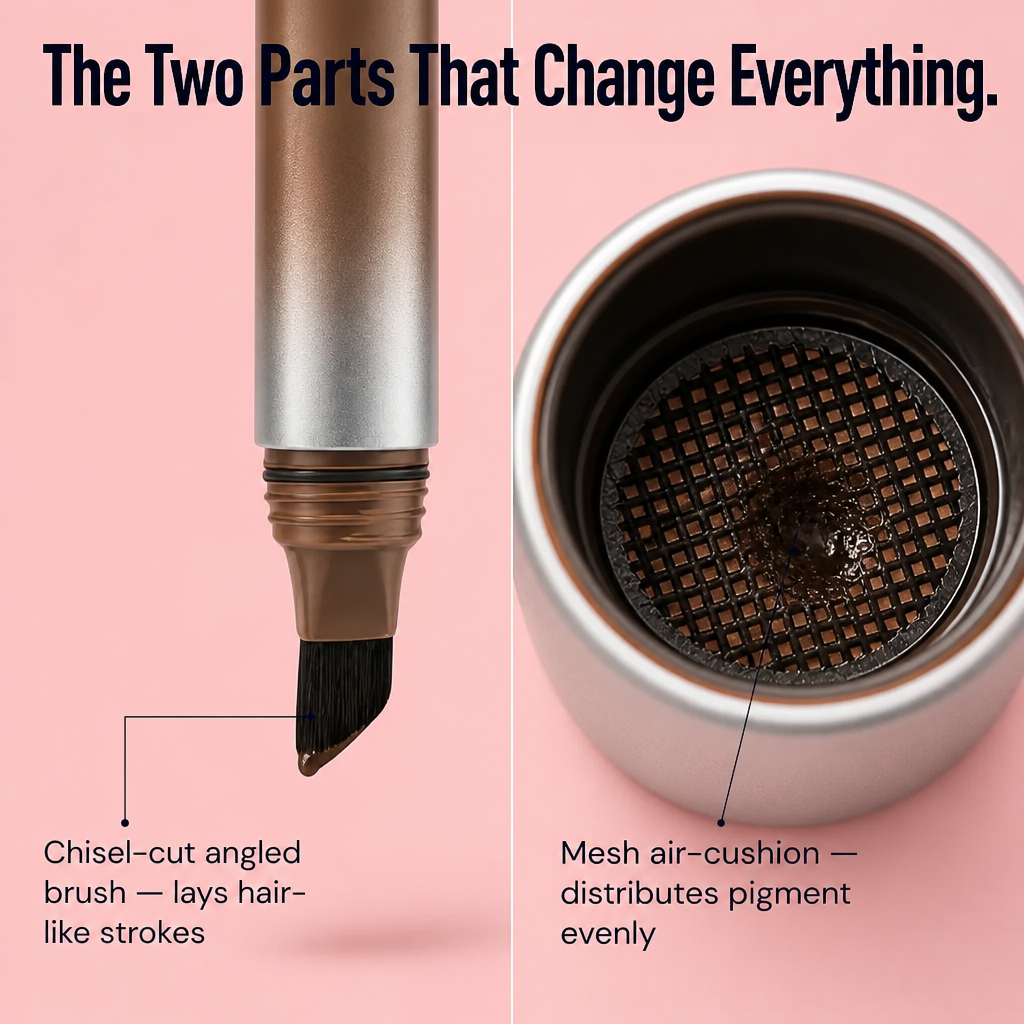 BrowSculpt™ — Brush On Hair-Like Microblade Brows In Under 60 Seconds Flat