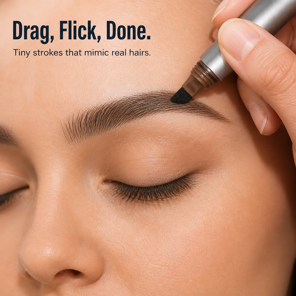 BrowSculpt™ — Brush On Hair-Like Microblade Brows In Under 60 Seconds Flat