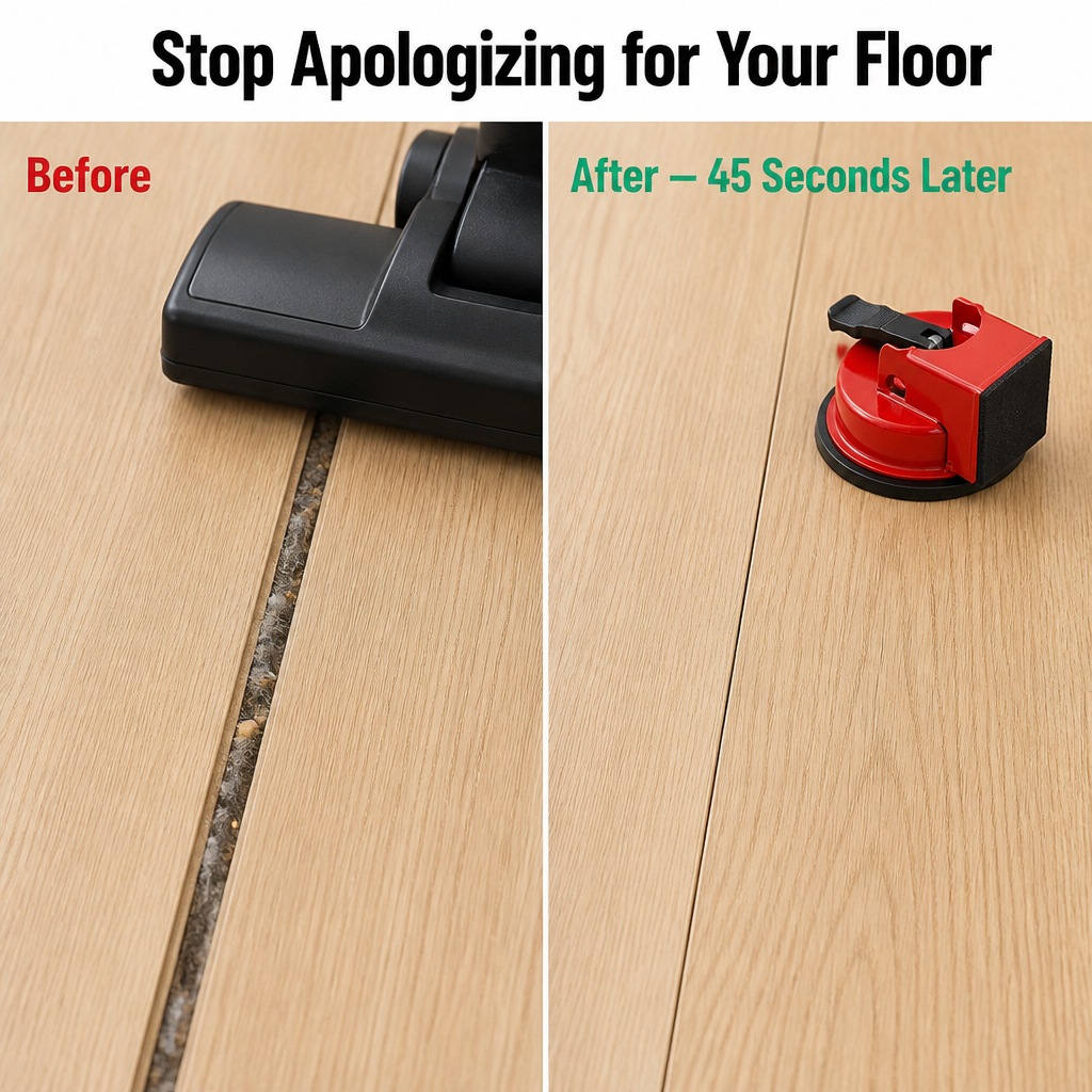 FloorMate™ — Pull Floorboards Tight and Erase Every Gap Without Damaging a Plank