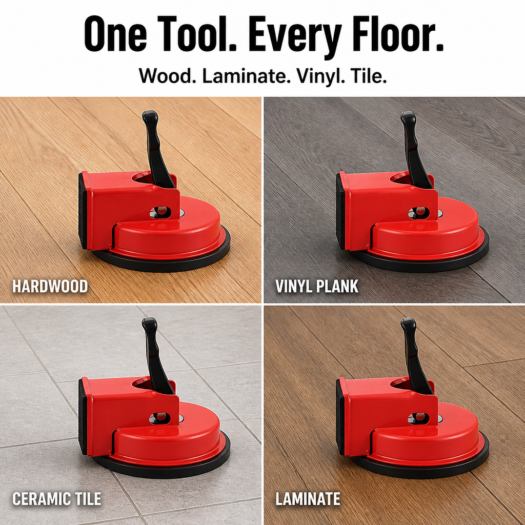 FloorMate™ — Pull Floorboards Tight and Erase Every Gap Without Damaging a Plank