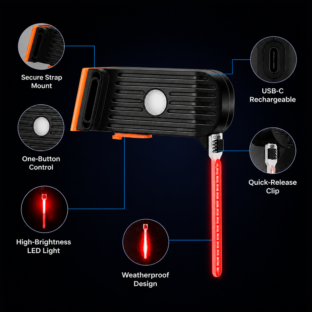 LumaGuard — Command the Night with Unbreakable, Eye-Catching Safety