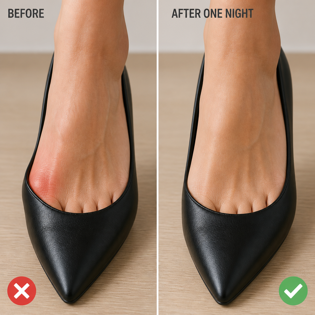 FootEase™ — Stretch Tight Shoes Wider & Longer Overnight, No Cobbler Needed