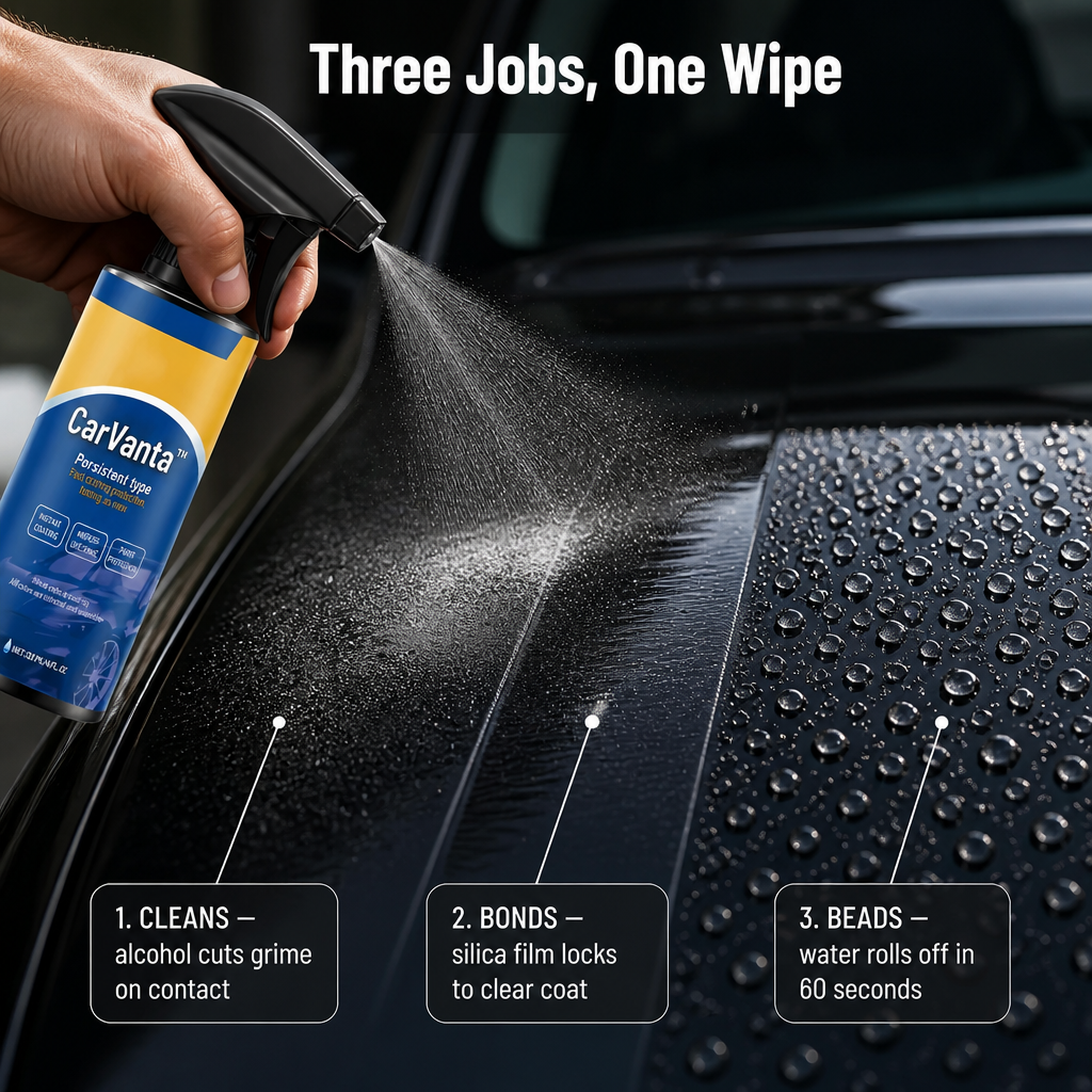 CarVanta™ — Spray, Wipe & Lock In Showroom Shine in Minutes