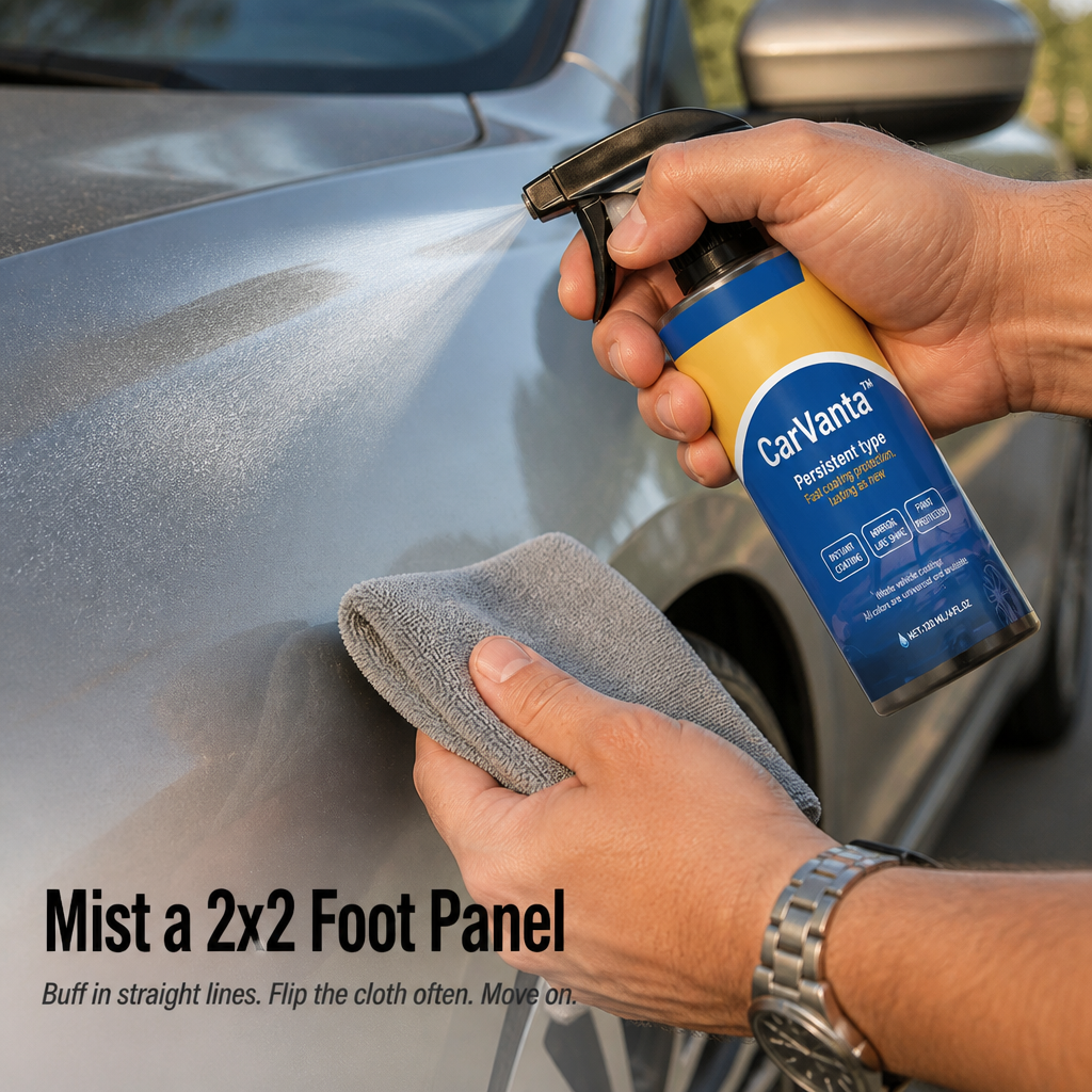 CarVanta™ — Spray, Wipe & Lock In Showroom Shine in Minutes