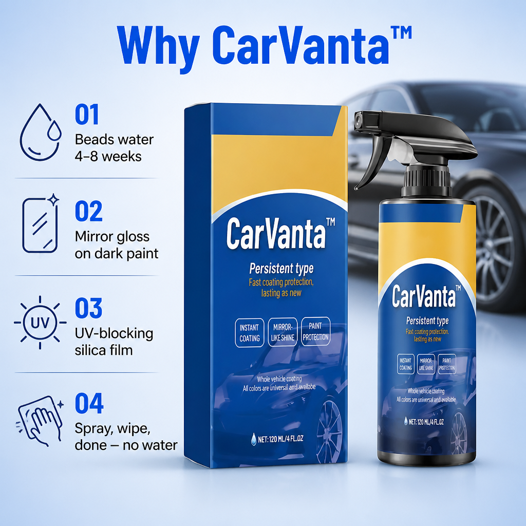 CarVanta™ — Spray, Wipe & Lock In Showroom Shine in Minutes