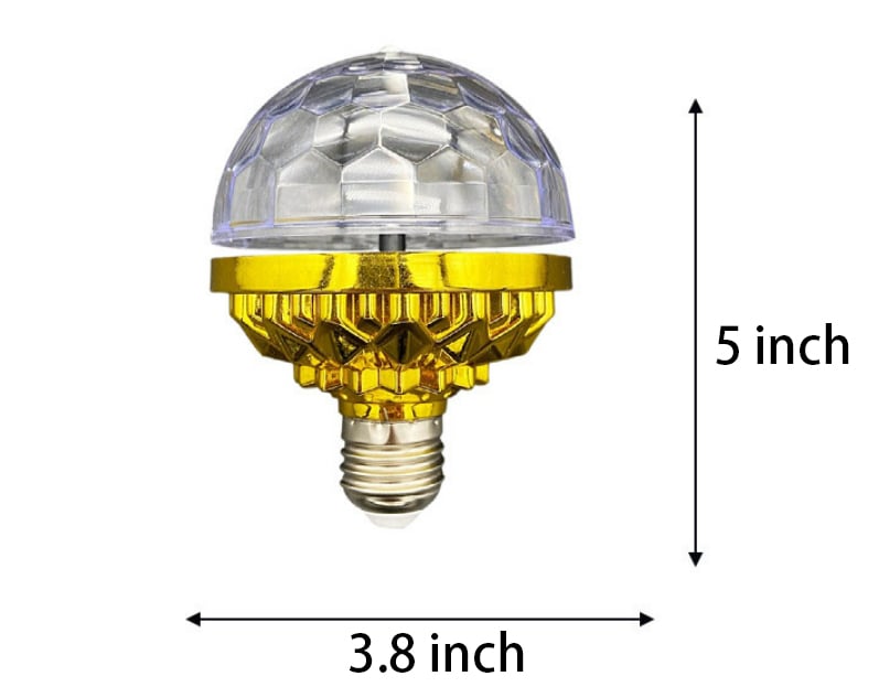 GlowBlast Rotating RGB Party Bulb for Dynamic Lighting