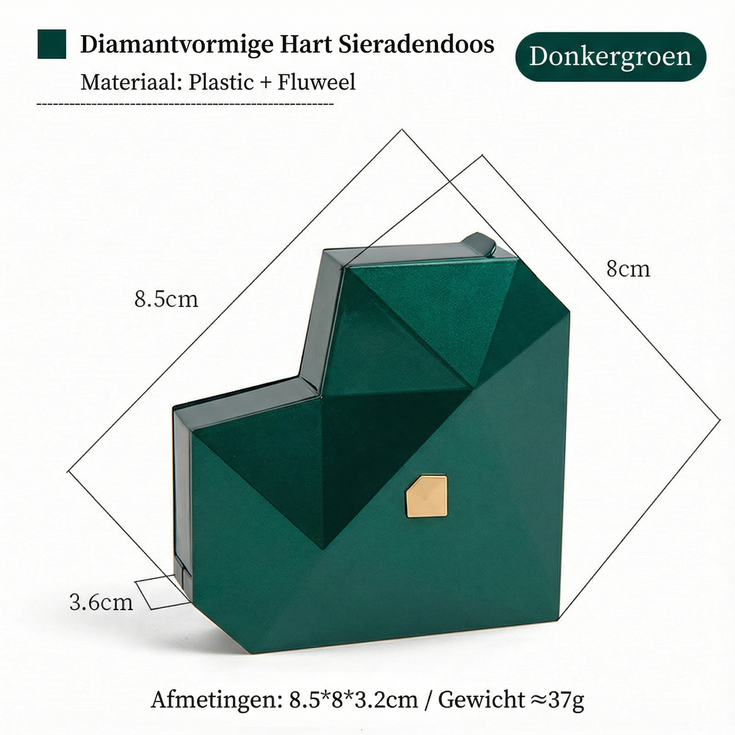 Luxury Jewelry Box with Heart Design – Surprise Element