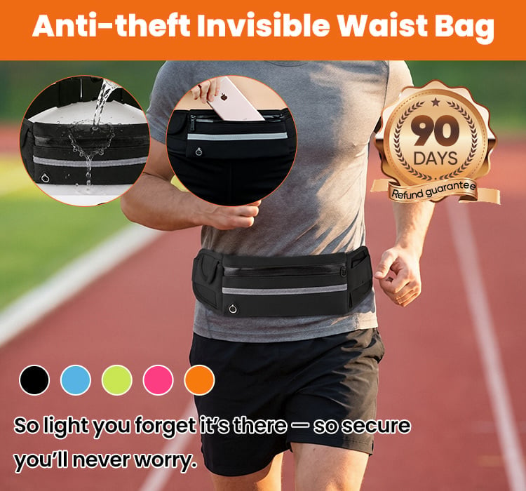 Hidden Theft Protection Waist Bag – Safe and Discreet