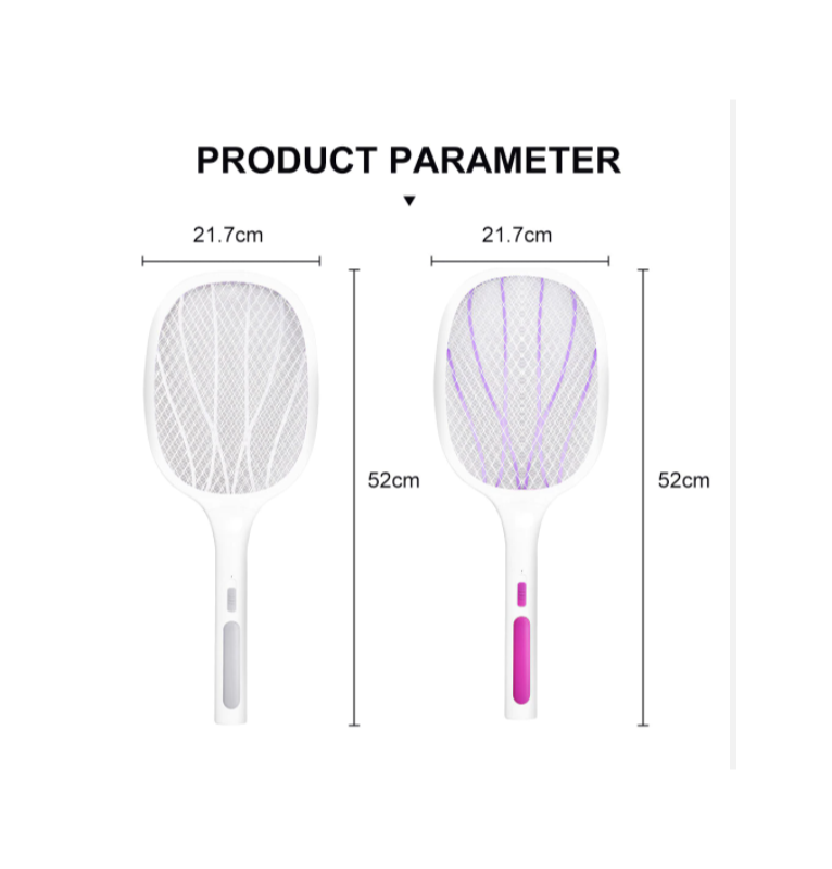 Dual-Function Insect Control – Electric Fly Swatter and Mosquito Zapper