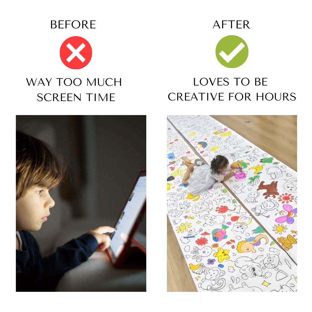 Elli Kids XXL Drawing Roll -  70% Off Today - Skaldo & Malin