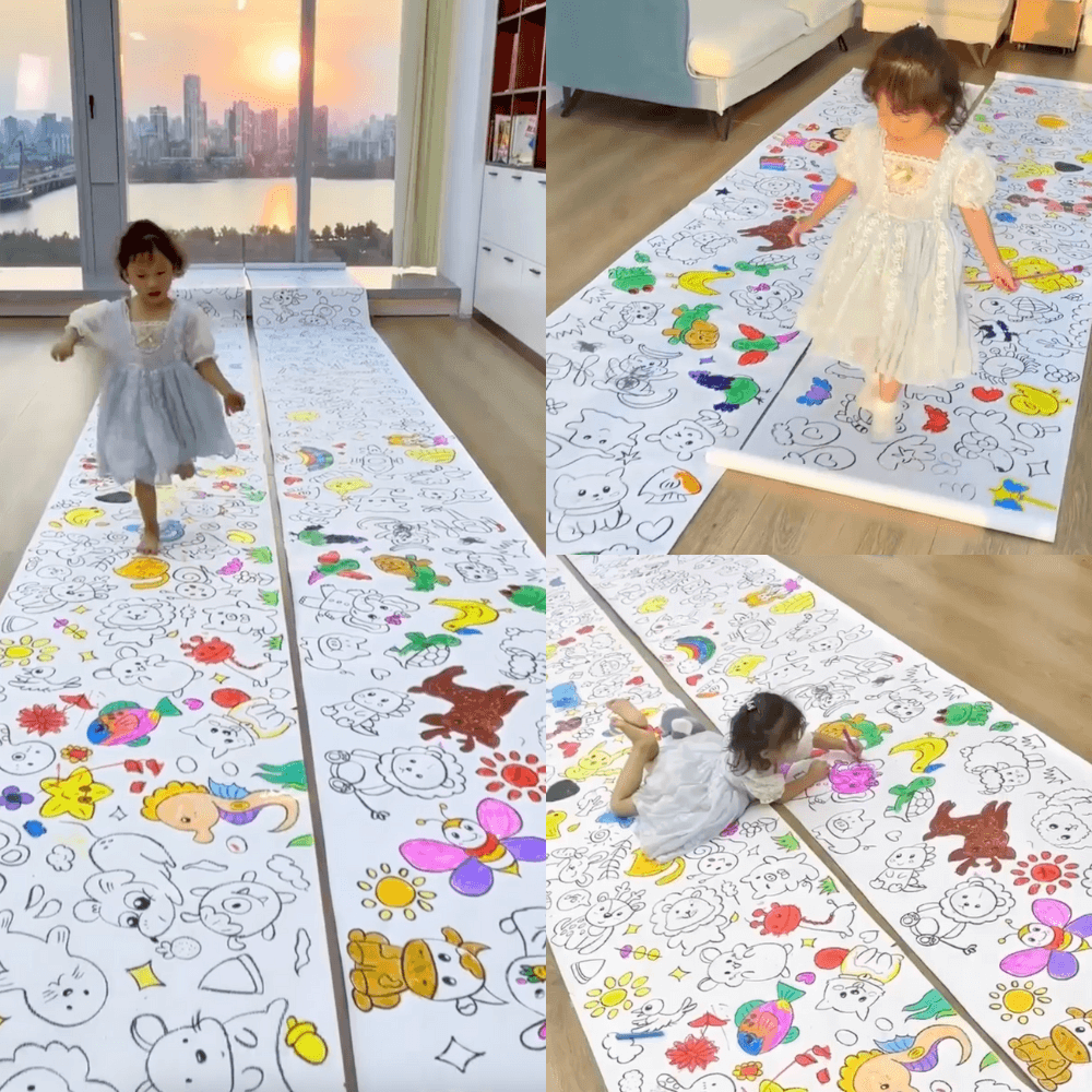 Elli Kids XXL Drawing Roll -  BUY 1 GET 1 FREE - Skaldo & Malin