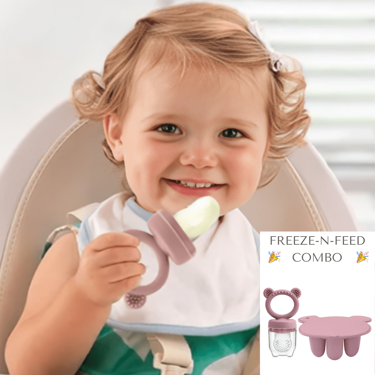 Elmo Food Pacifier and Freeze Storage -  50% Off TODAY - Skaldo & Malin