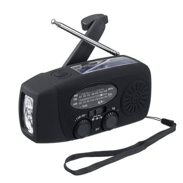 Hand Crank Emergency Radio with Flashlight and Battery Charger