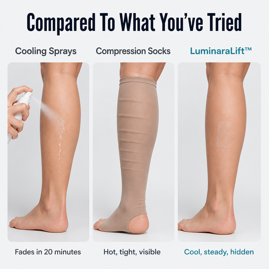 LuminaraLift™ — Melt The End-Of-Day Heaviness Out Of Tired, Achy Legs