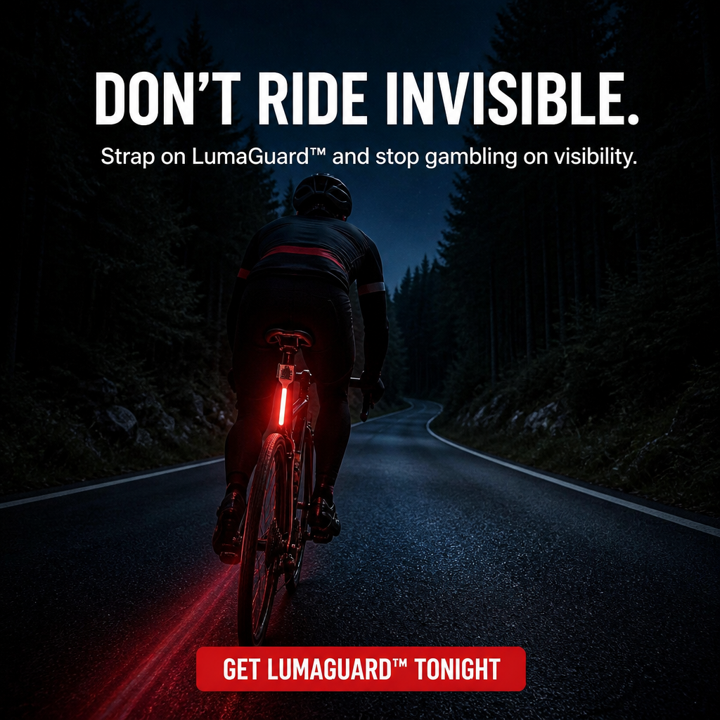 LumaGuard™ — Turn Your Seatpost Into a Glowing Saber Drivers Can't Miss