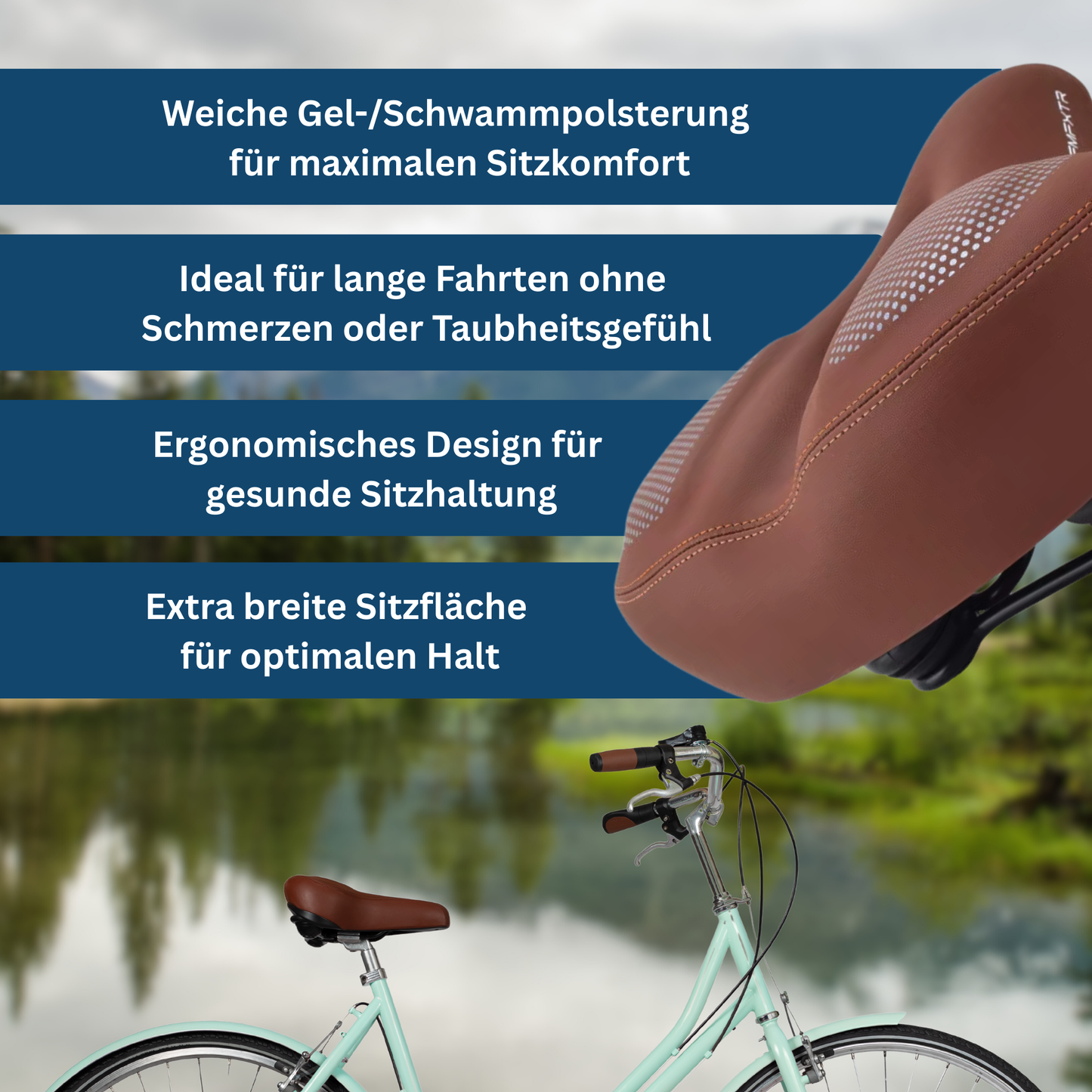 Comfortable Bicycle Seat for Enhanced Riding Experience