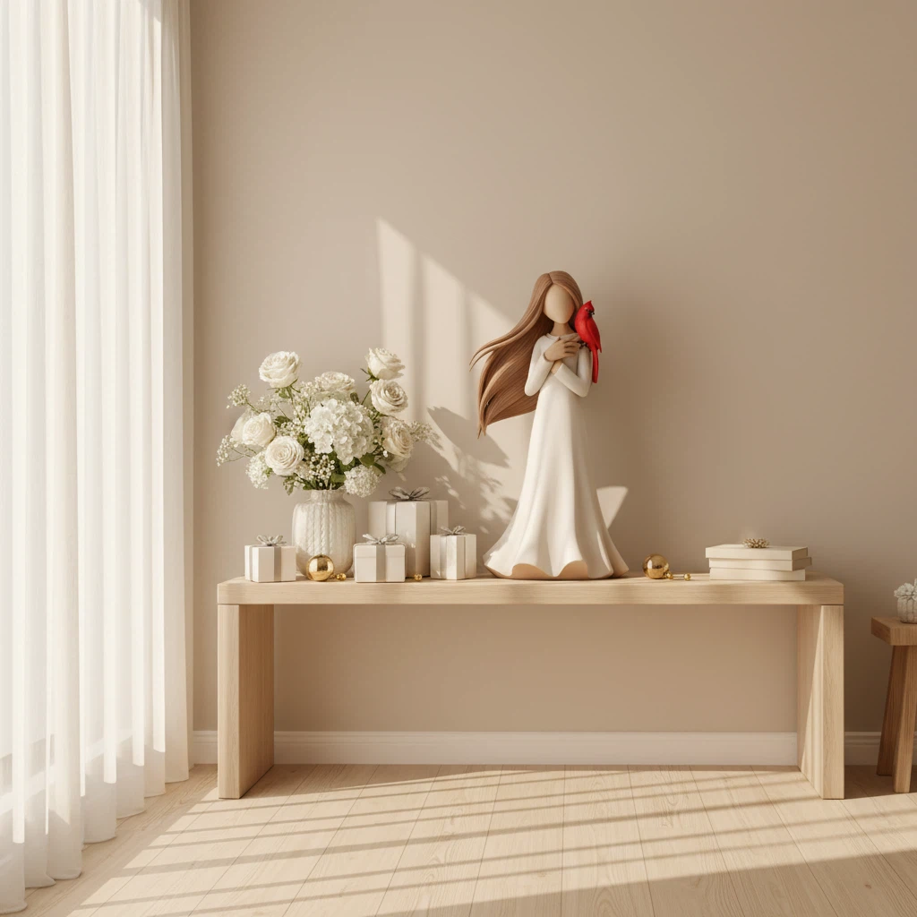 Cardinal Remembrance Love and Serenity Figurine for Home Decor & Memorials