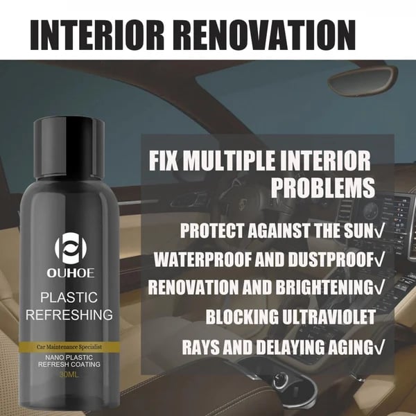 Car Plastic Revitalizer – Set of 2