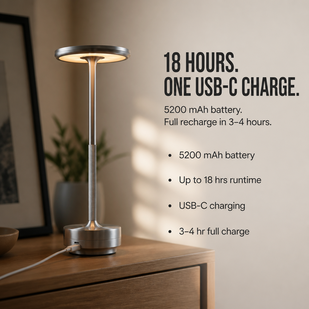 HaloLume™ — Escape the Chaos with 18 Hours of Perfect, Portable Glow
