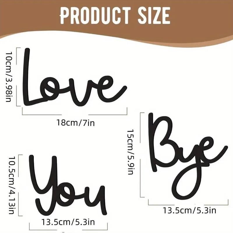 HearthSign Wall Lettering – No-Drill Decorative Script