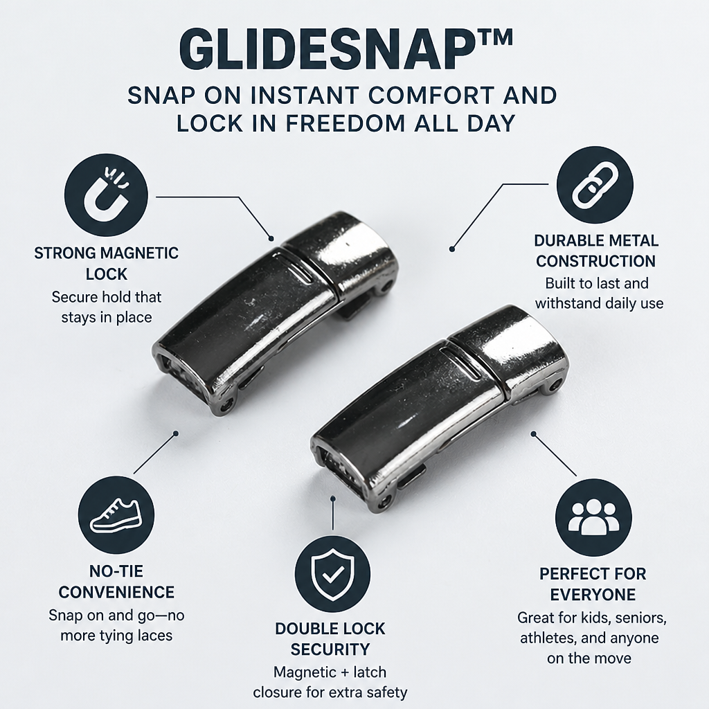 GlideSnap — Snap On Instant Comfort and Lock in Freedom All Day