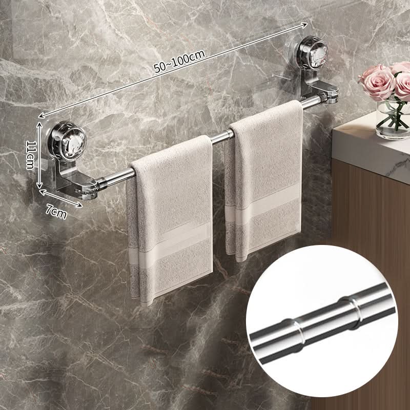 Extendable Towel Rack in Stainless Steel