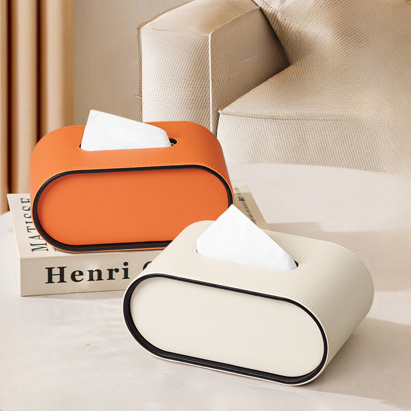 EliteLuxe - Leather Tissue Box Cover