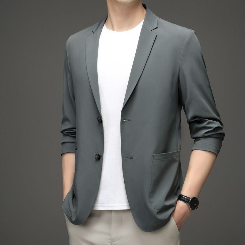 Men's Silk Blazer Jacket