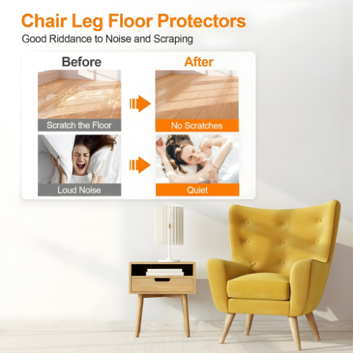 SlipShield Guards — Furniture Leg Floor Protectors Pads