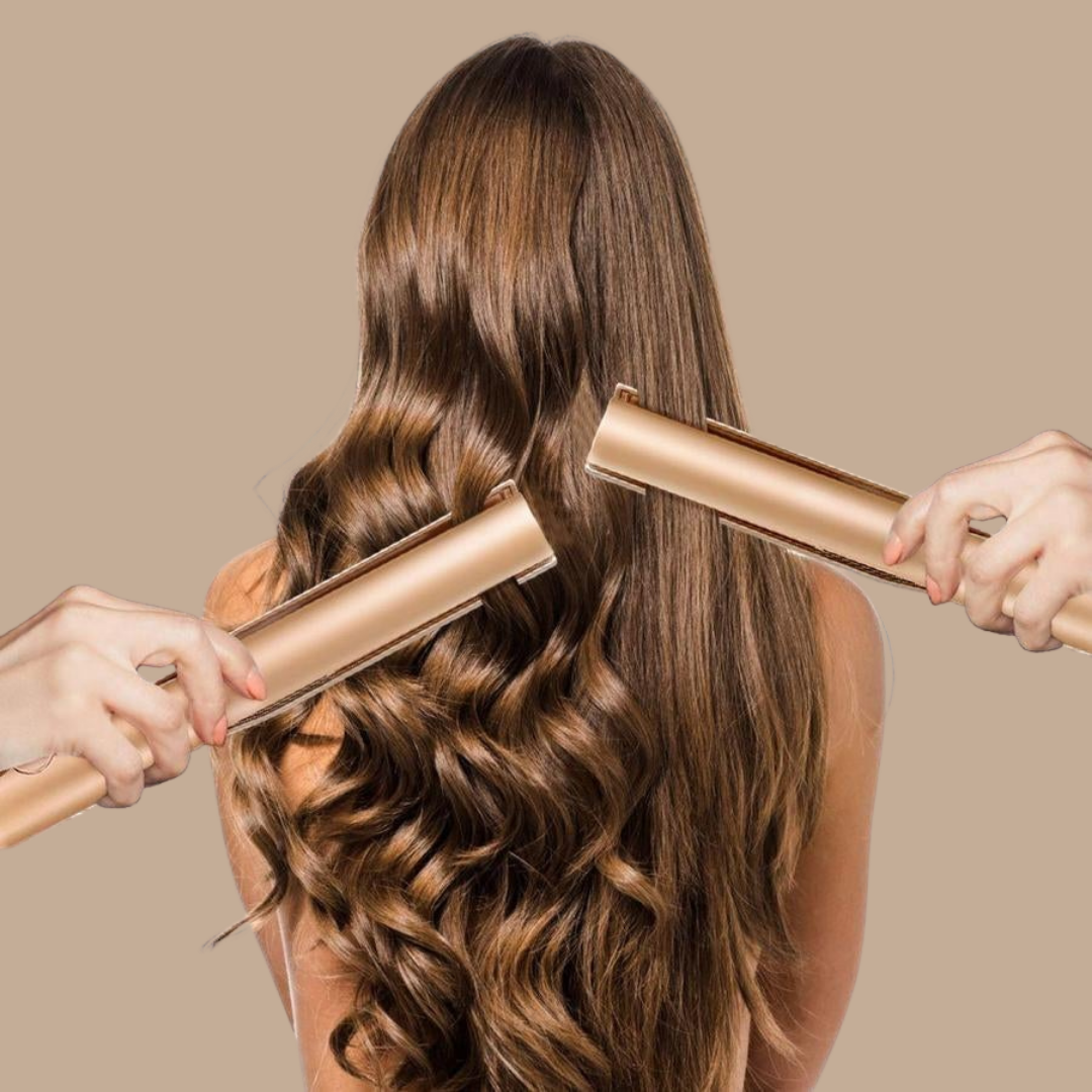 LustraWave Hair Styling Tool – Stunning Look with Visible Protection