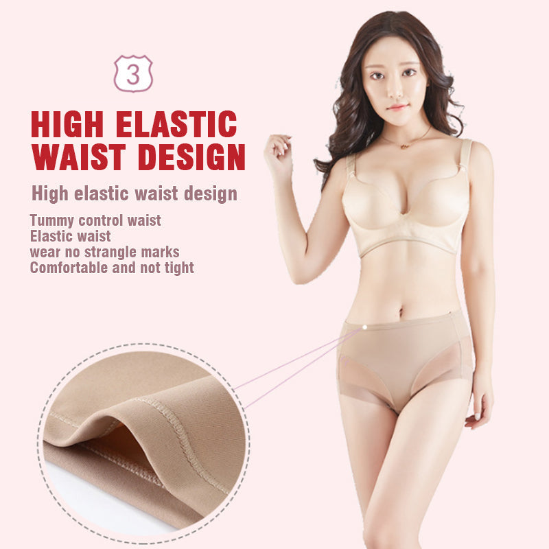 Seamless High-Waisted Underwear for All-Day Comfort