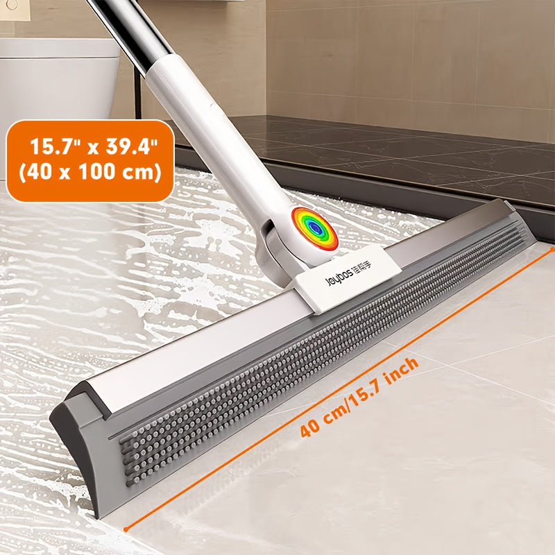 Floor Mop with Rubber Lip and TPE Bristles