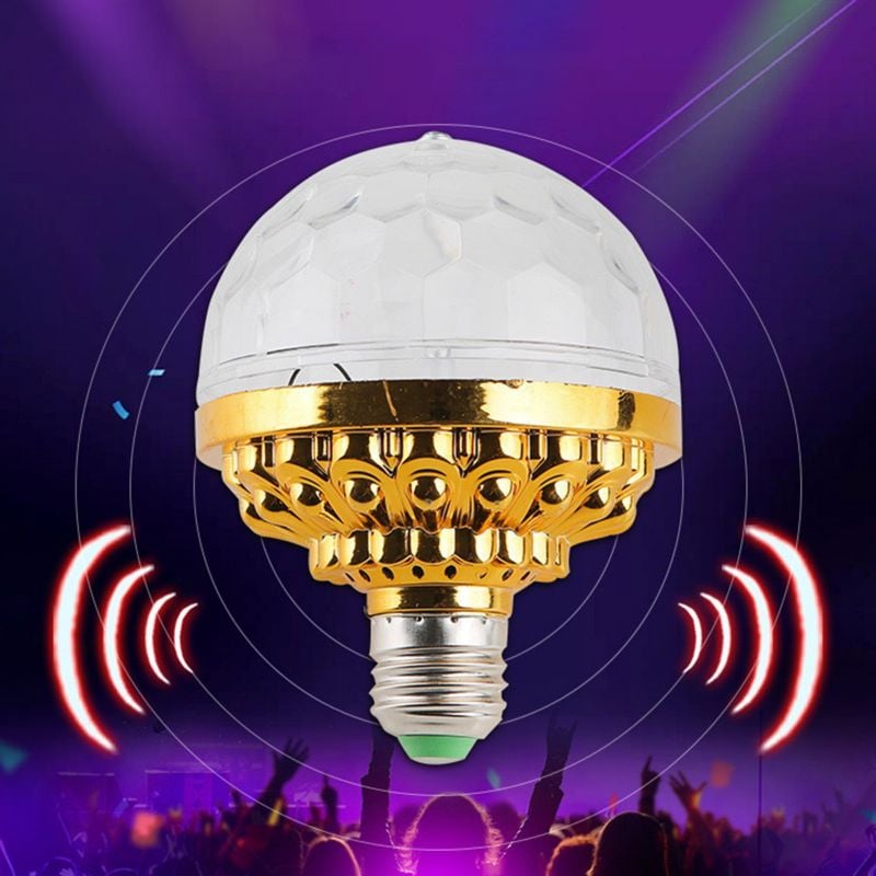 GlowBlast Rotating RGB Party Bulb for Dynamic Lighting