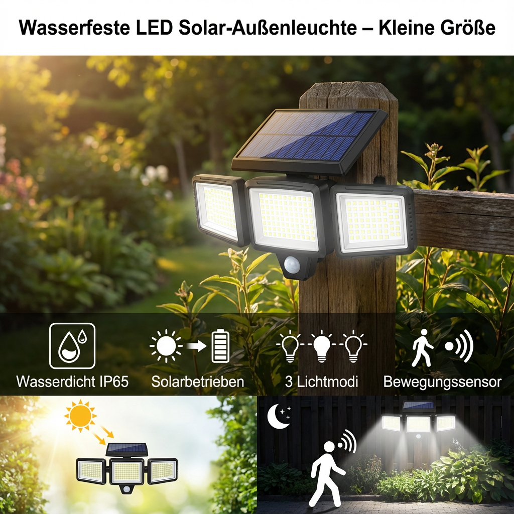Automatic Solar Light for Unlimited Security and Worry-Free Nights