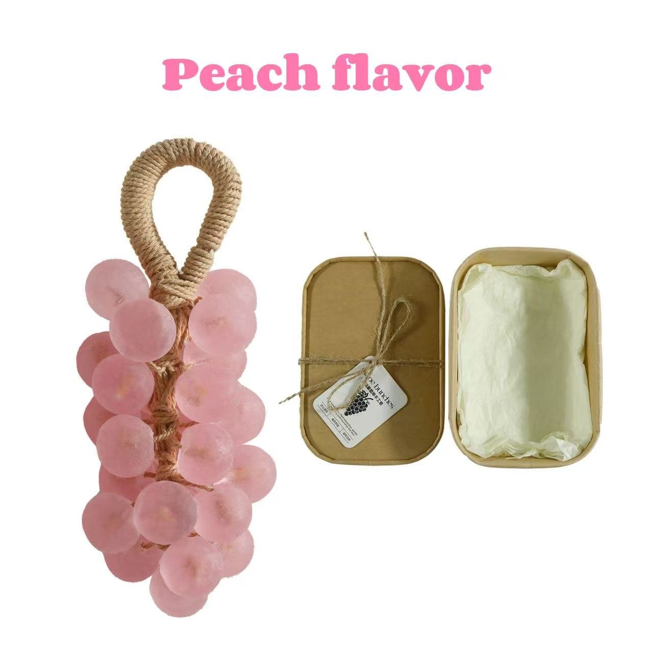 🔥Personalized Original Handmade Crystal Grape Soap Gentle Cleansing Soap  (Single string: 25 pieces)
