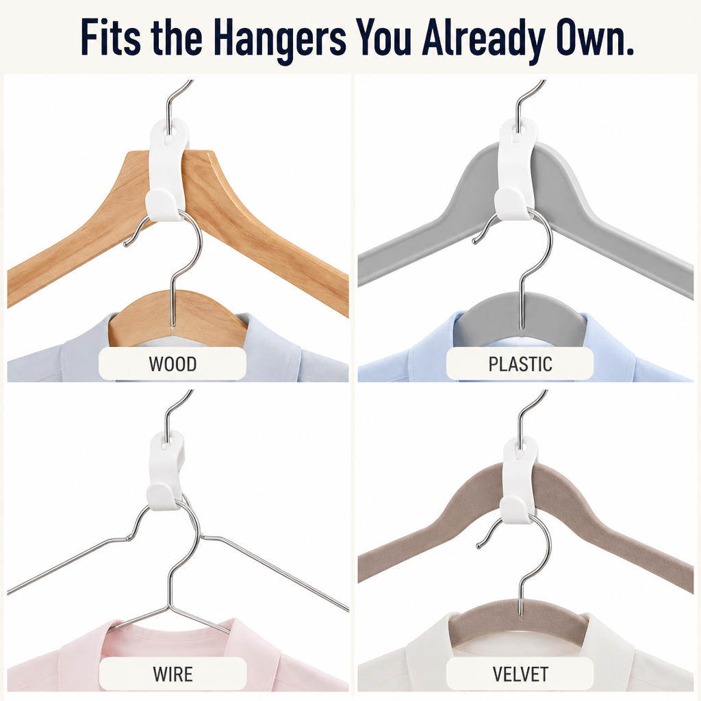 ClariHanger™ — Triple Your Closet Space in Seconds Without Tossing a Single Outfit