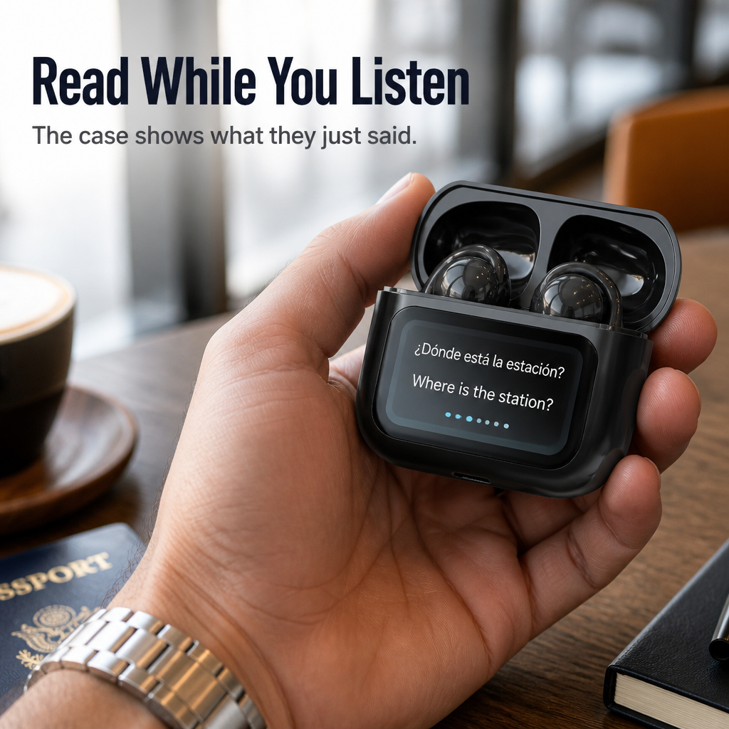 LingoPulse™ — Speak 134 Languages Without Holding Up Your Phone