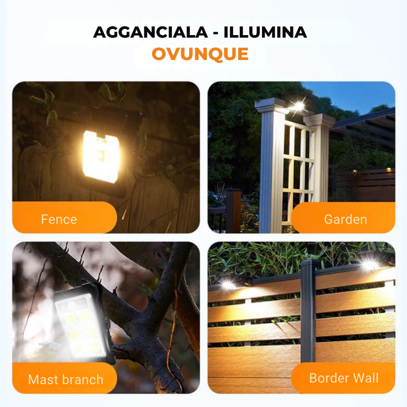LumaRay™ — Clip On Solar Motion Lights Anywhere, Skip the Wiring