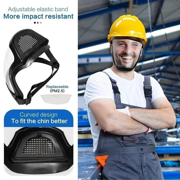Clear Vision Shield – Lightweight Protection for a Safe Day