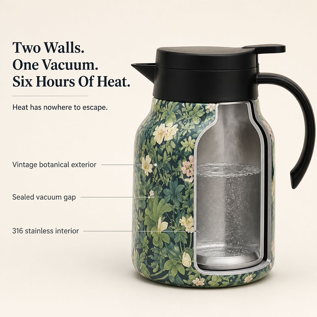 BrewAura™ — Brew, Pour & Display Tea That Stays Hot for Six Hours