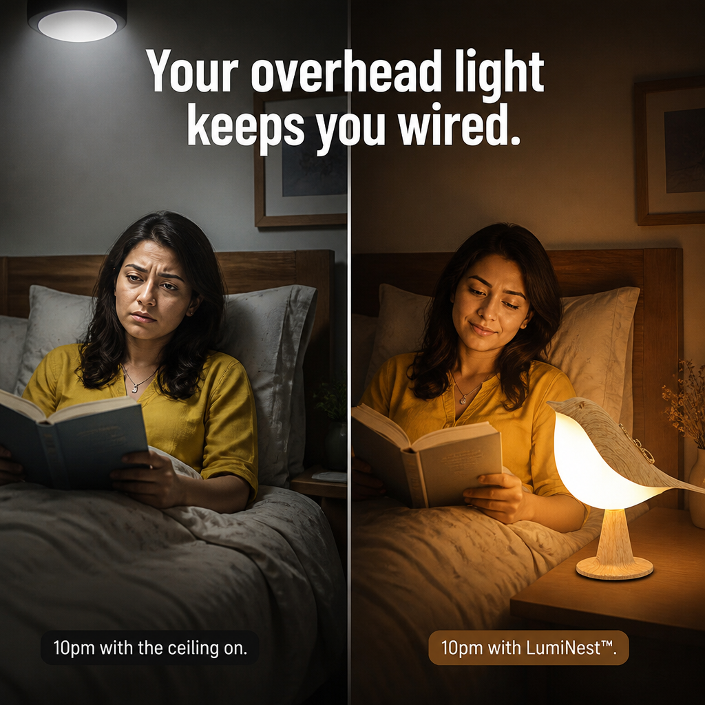 LumiNest™ — Wind Down Each Night With A Soft Bird-Shaped Bedside Glow