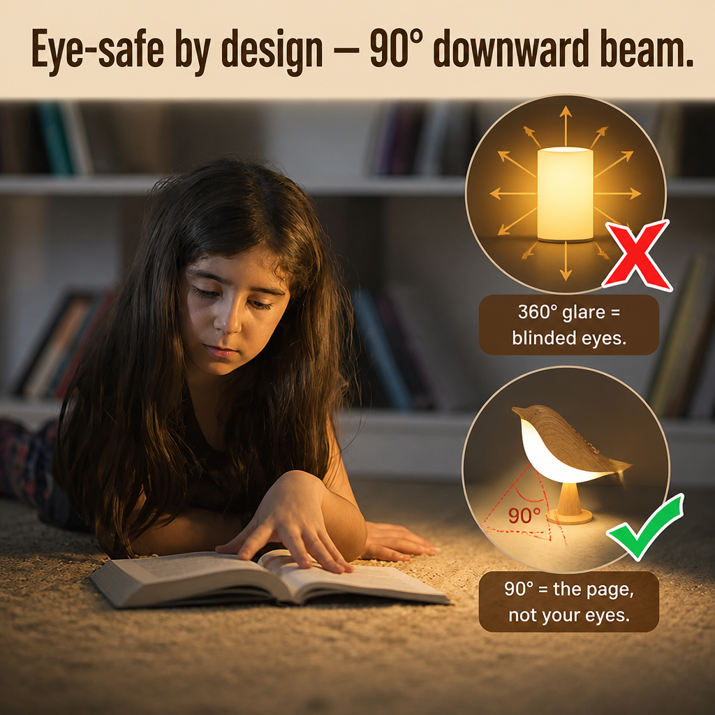 LumiNest™ — Wind Down Each Night With A Soft Bird-Shaped Bedside Glow