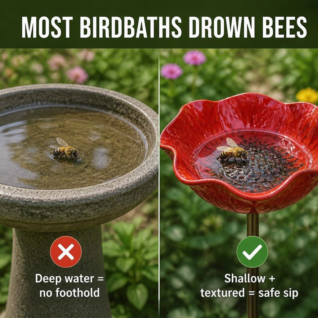 GardenLure™ — Draw Birds, Bees & Butterflies to a Safe Sip of Water