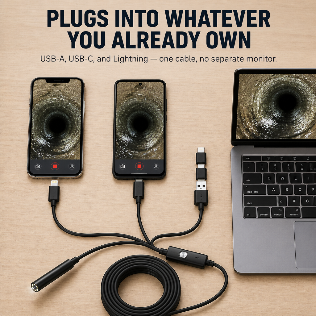 AquaScope™ — See Inside Walls, Pipes & Engines Without Tearing Anything Apart