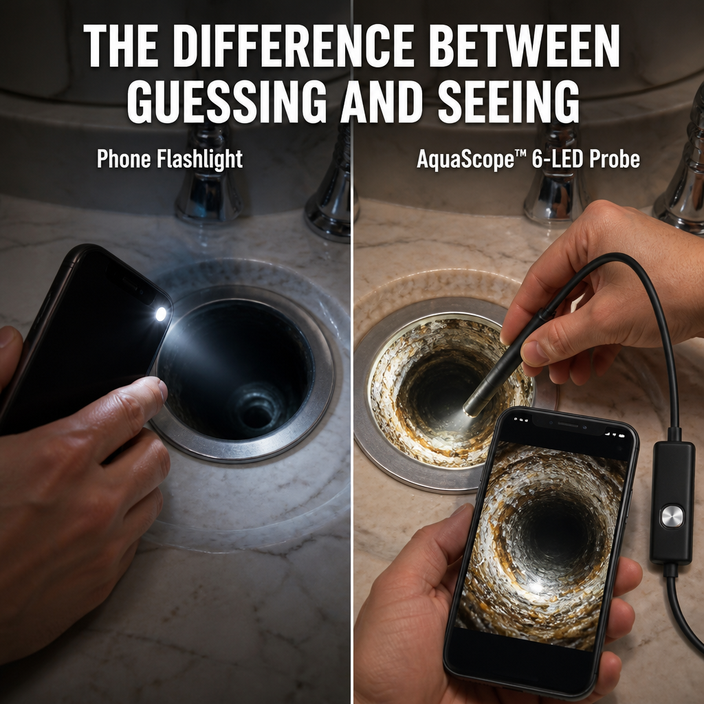 AquaScope™ — See Inside Walls, Pipes & Engines Without Tearing Anything Apart