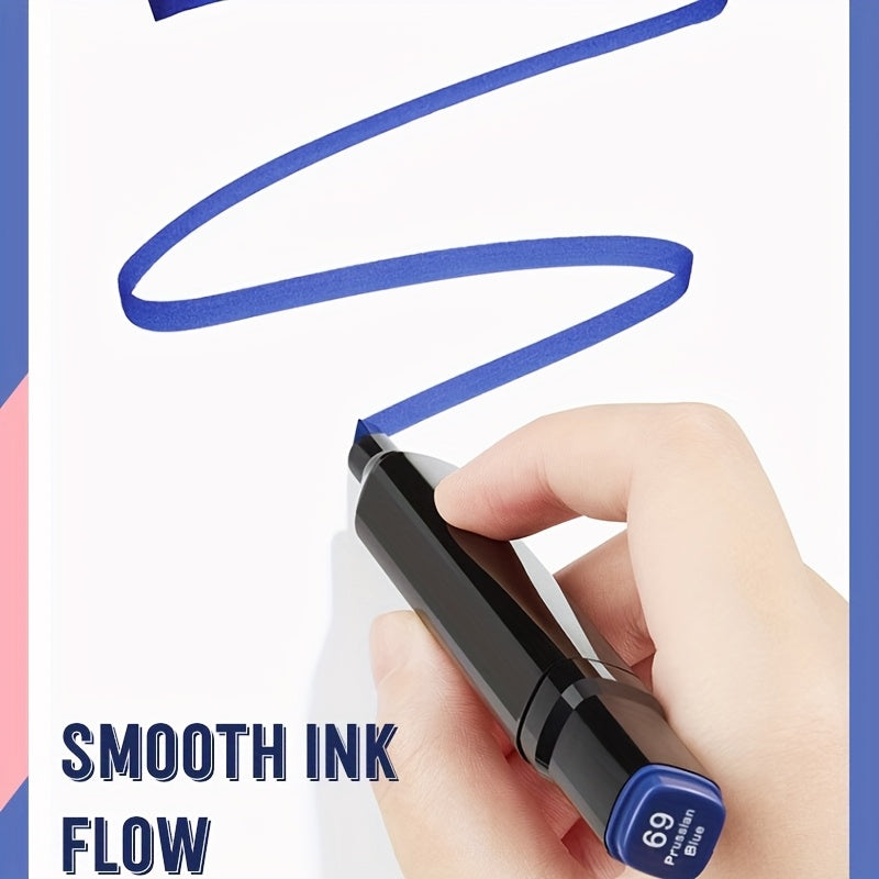 Double-Sided Alcohol Marker Set with 168 Colors