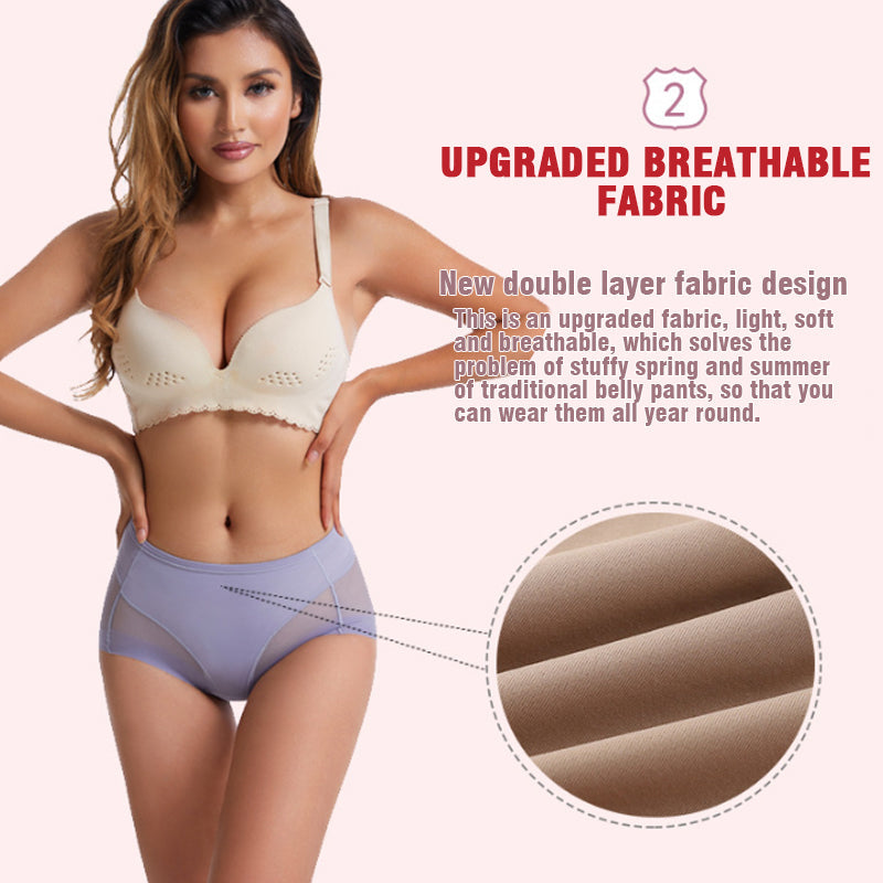 Seamless High-Waisted Underwear for All-Day Comfort
