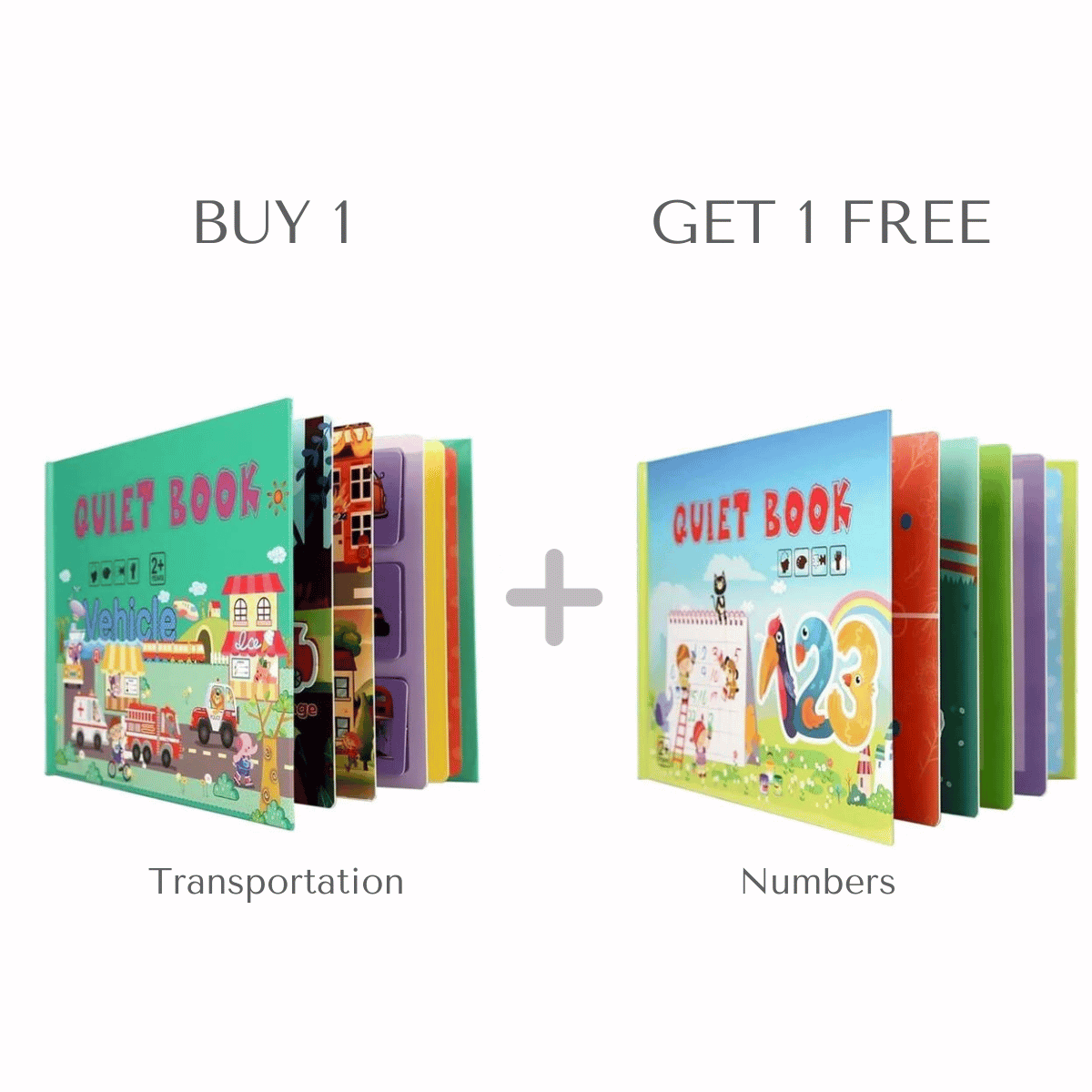 Filip Montessori Learning Books -  Buy 1 Get 1 Free - Skaldo & Malin