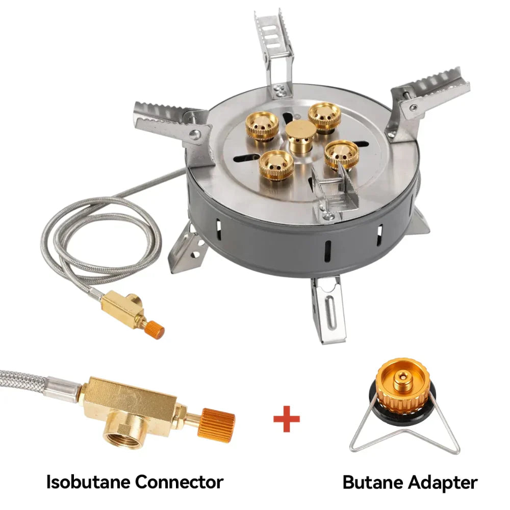 High Power Output Portable Camping Stove - Foldable Design